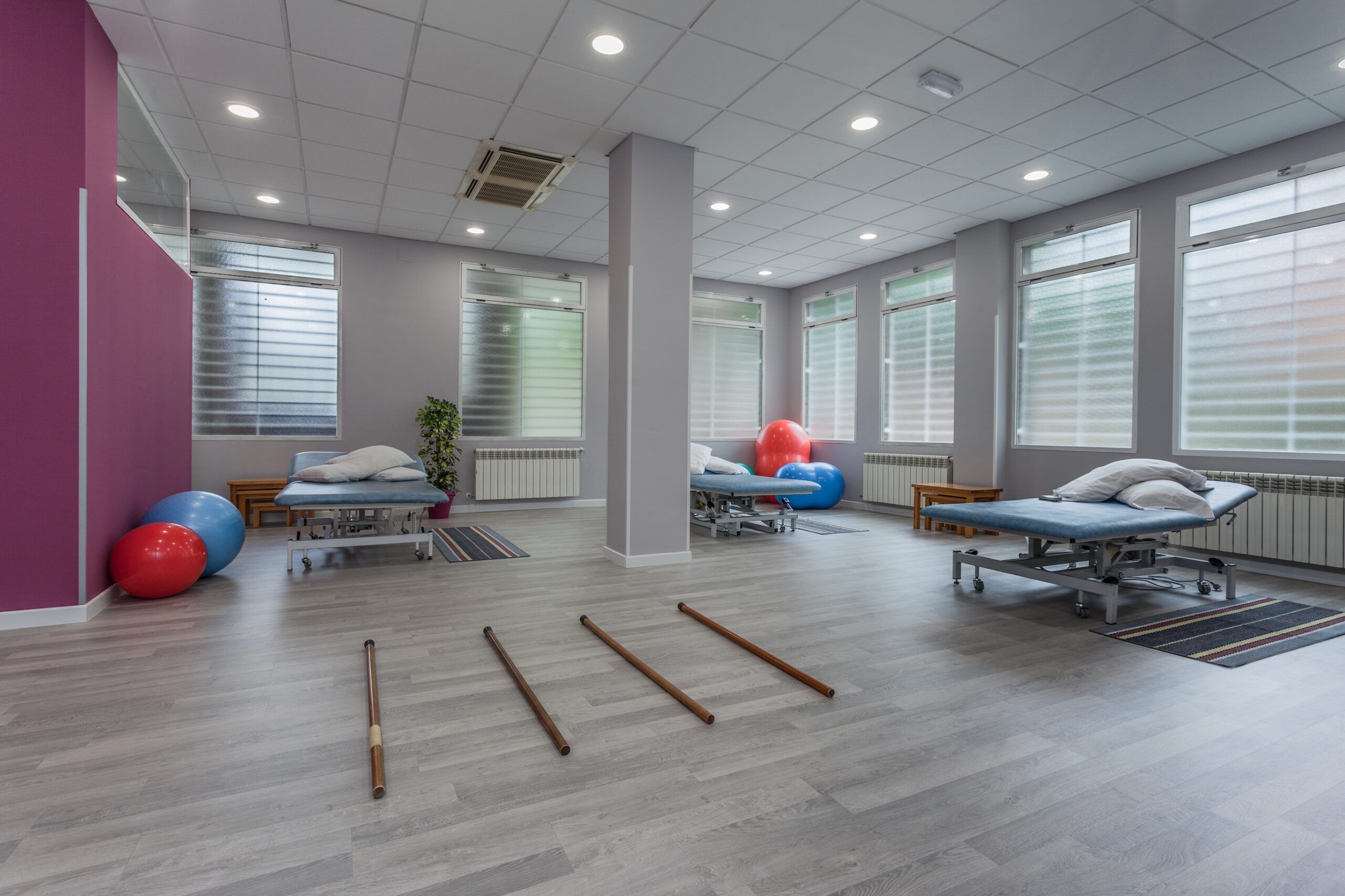Sala principal de fisioterapia de NeuroAvanza